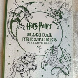Warner Bros. Harry Potter Magical Creatures Coloring Book - Green, White